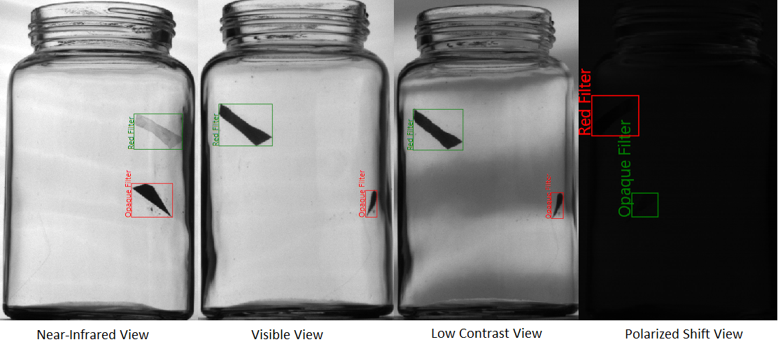 Opaque and Red Filter